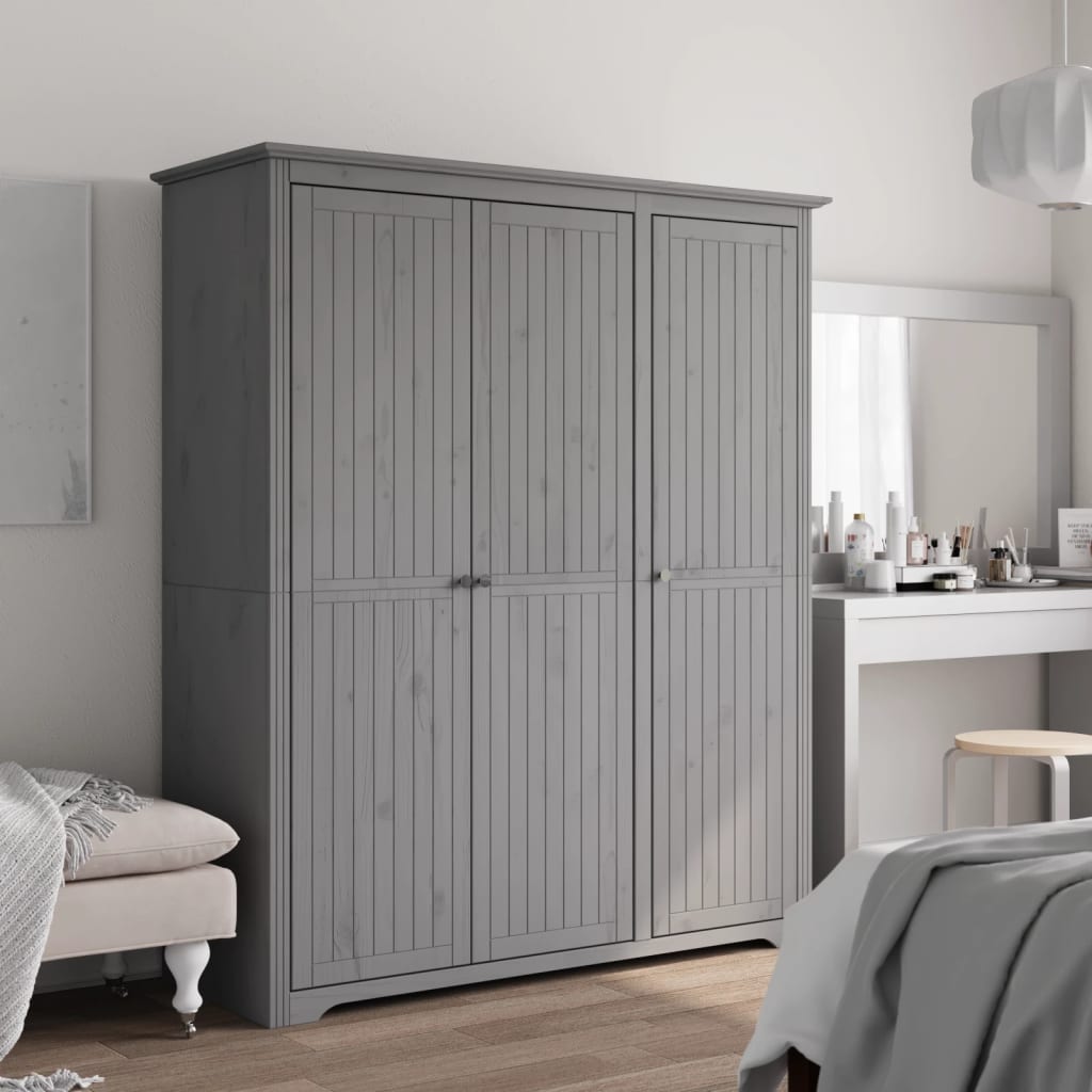 Kleiderschrank BODO Honigbraun 53,5 x 99 x 173 cm Holzwerkstoff