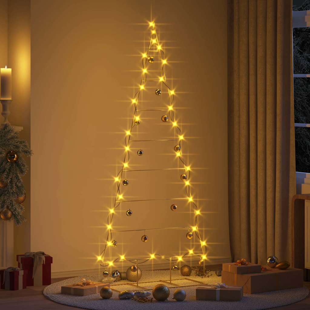 Metall Weihnachtsbaum Gold 60 cm Pulverbeschichteter Stahl
