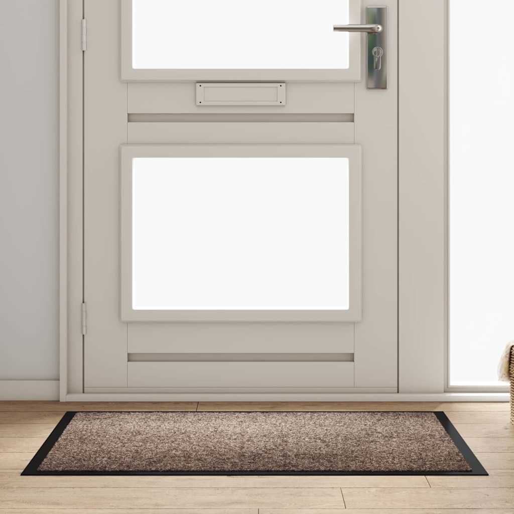 Fußmatte Anthrazit 60 x 40 x 1,2 cm Teddystoff