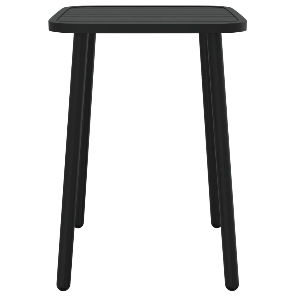 Gartentisch Anthrazit 100x100x71 cm Stahl