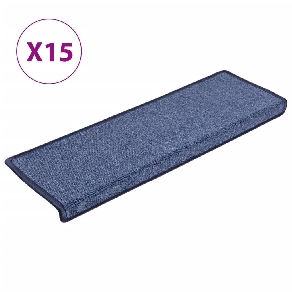 Stufenmatten 15 Stk. 65x21x4 cm Anthrazit Rechteckiger Rand