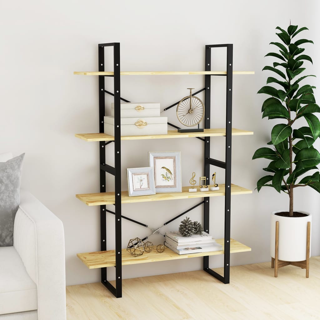 Bücherregal 2 Fächer Weiß 100x30x70 cm Holzwerkstoff