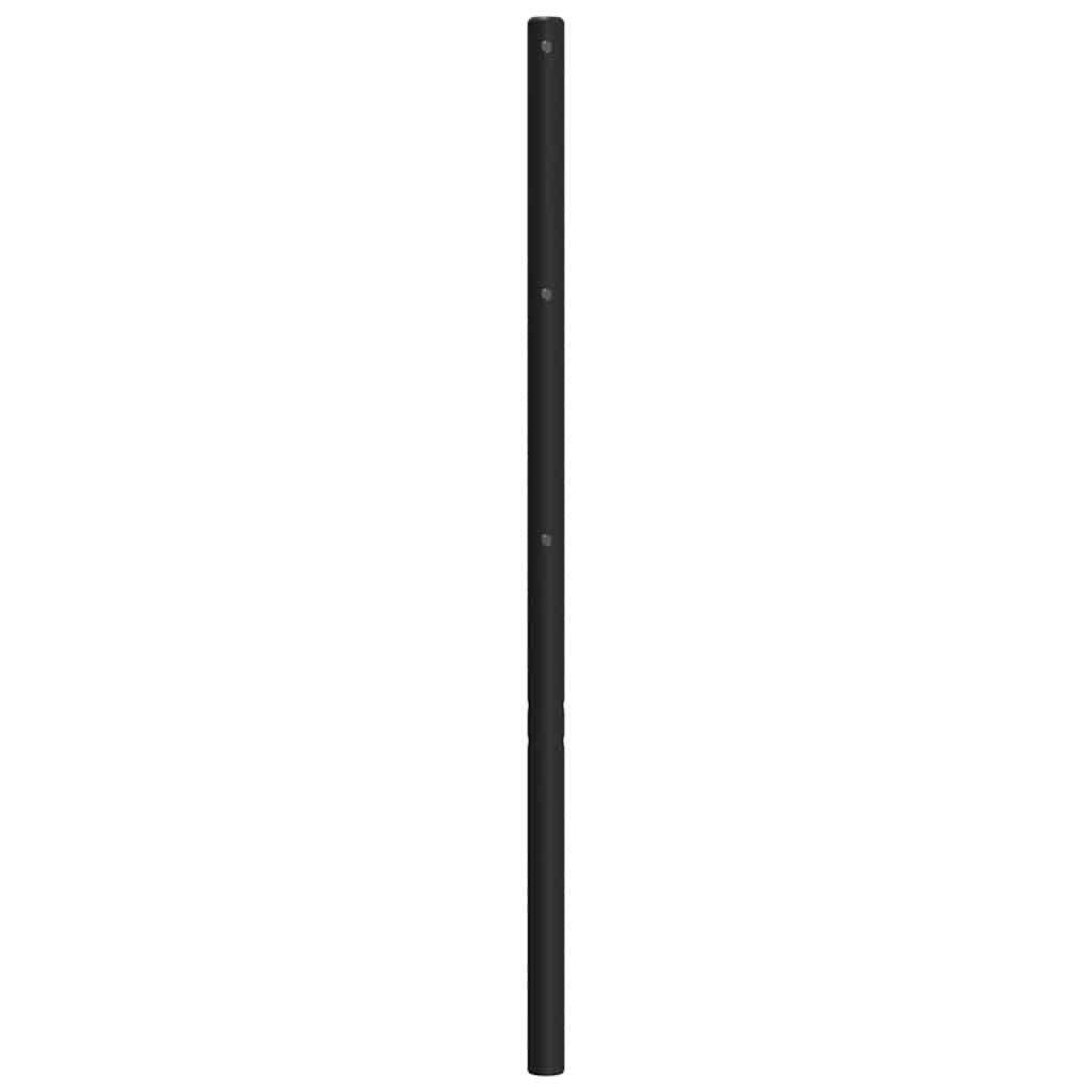 Ersatz-Kopfteil Metall Schwarz 100 cm