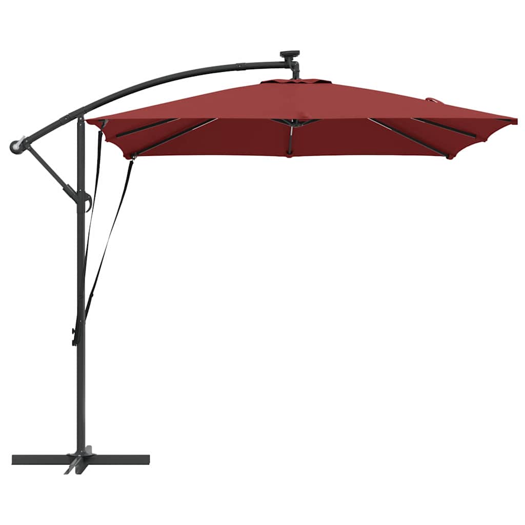 Sonnenschirm Sand 249 x 249 x 250 cm Polyester und Aluminium
