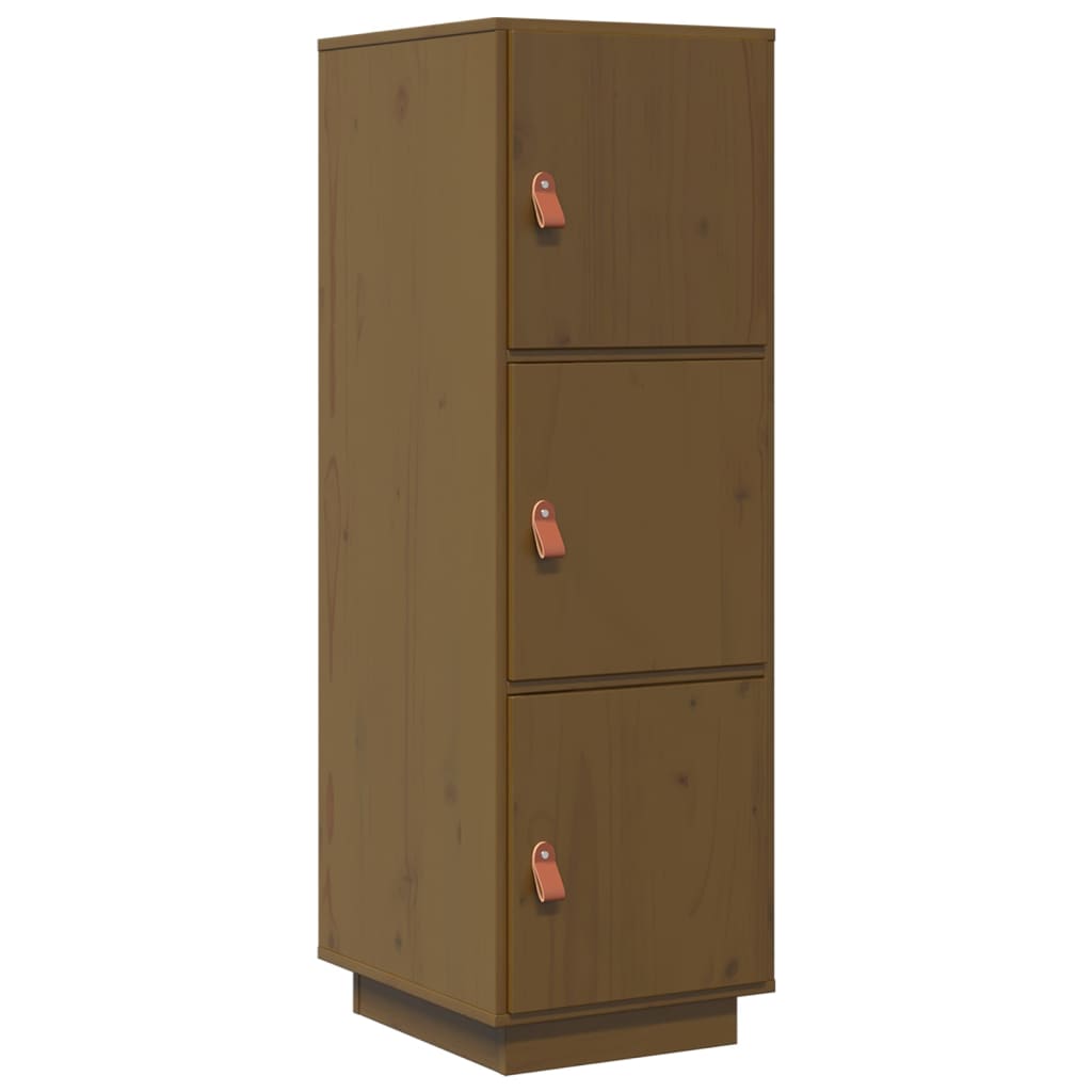 Highboard 34x40x108,5 cm Massivholz Kiefer