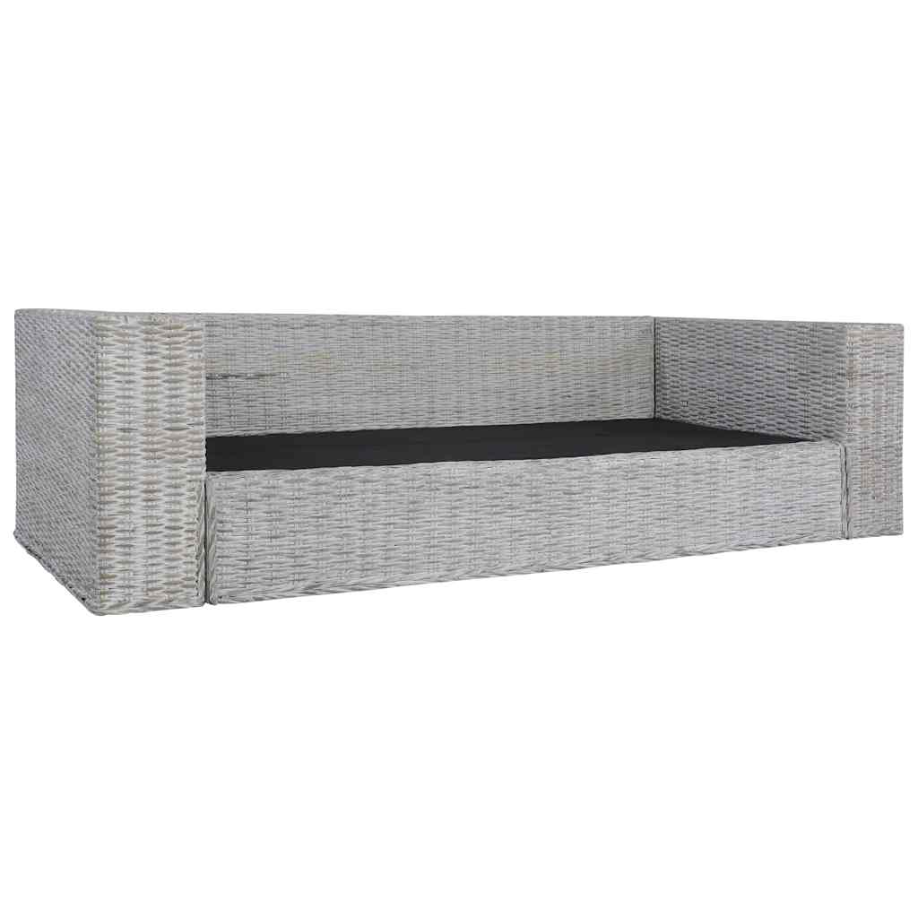 2-Sitzer Sofa Echtes Rattan