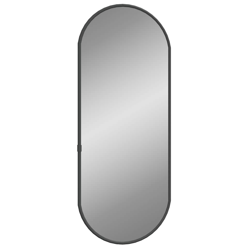 Wandspiegel Silbern 50x20 cm Oval
