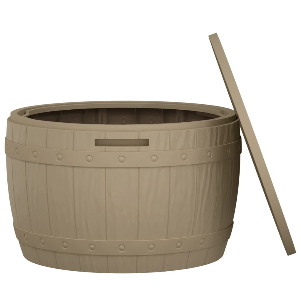 3-in-1 Gartenbox Schwarz Polypropylen