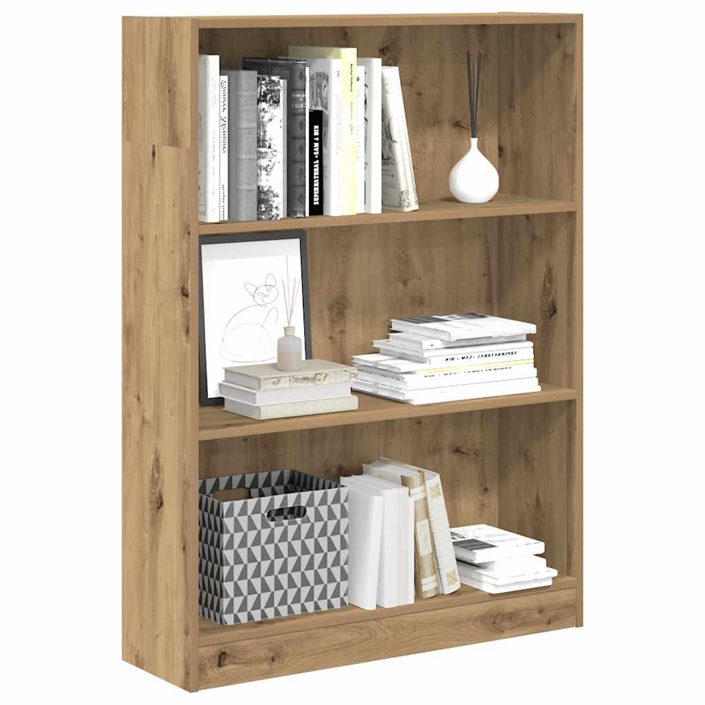 Bücherregal Weiß 40x24x75 cm Holzwerkstoff