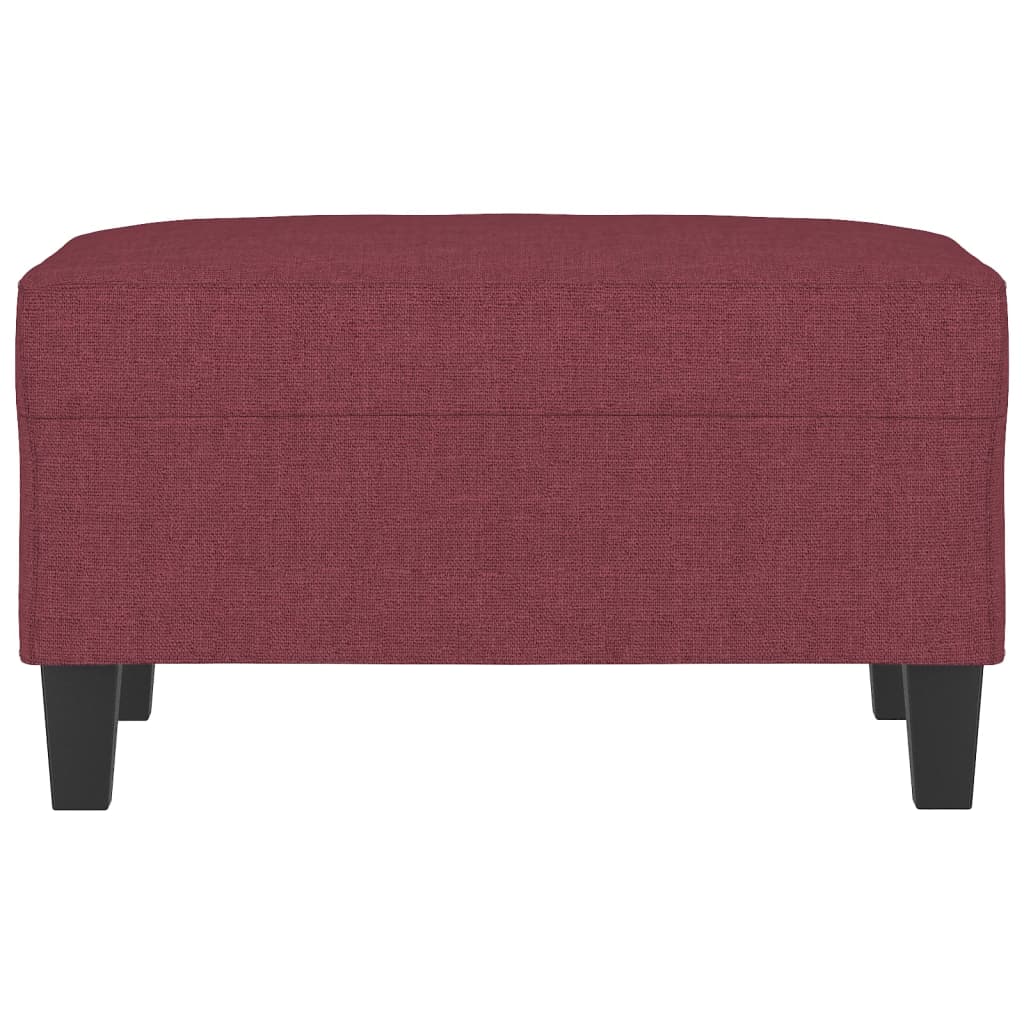 Fußhocker Hellgrau 60x50x41 cm Stoff