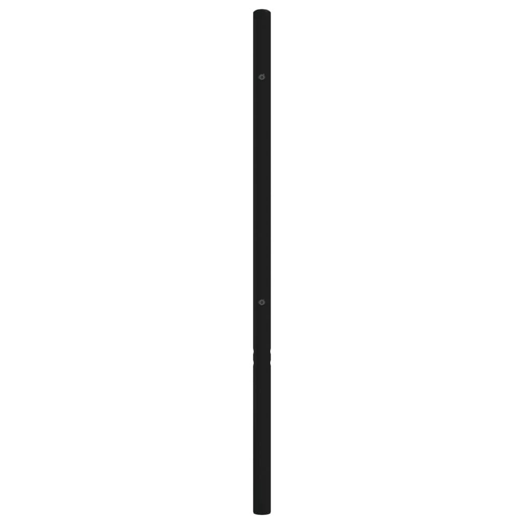 Ersatz-Kopfteil Metall Schwarz 80 cm