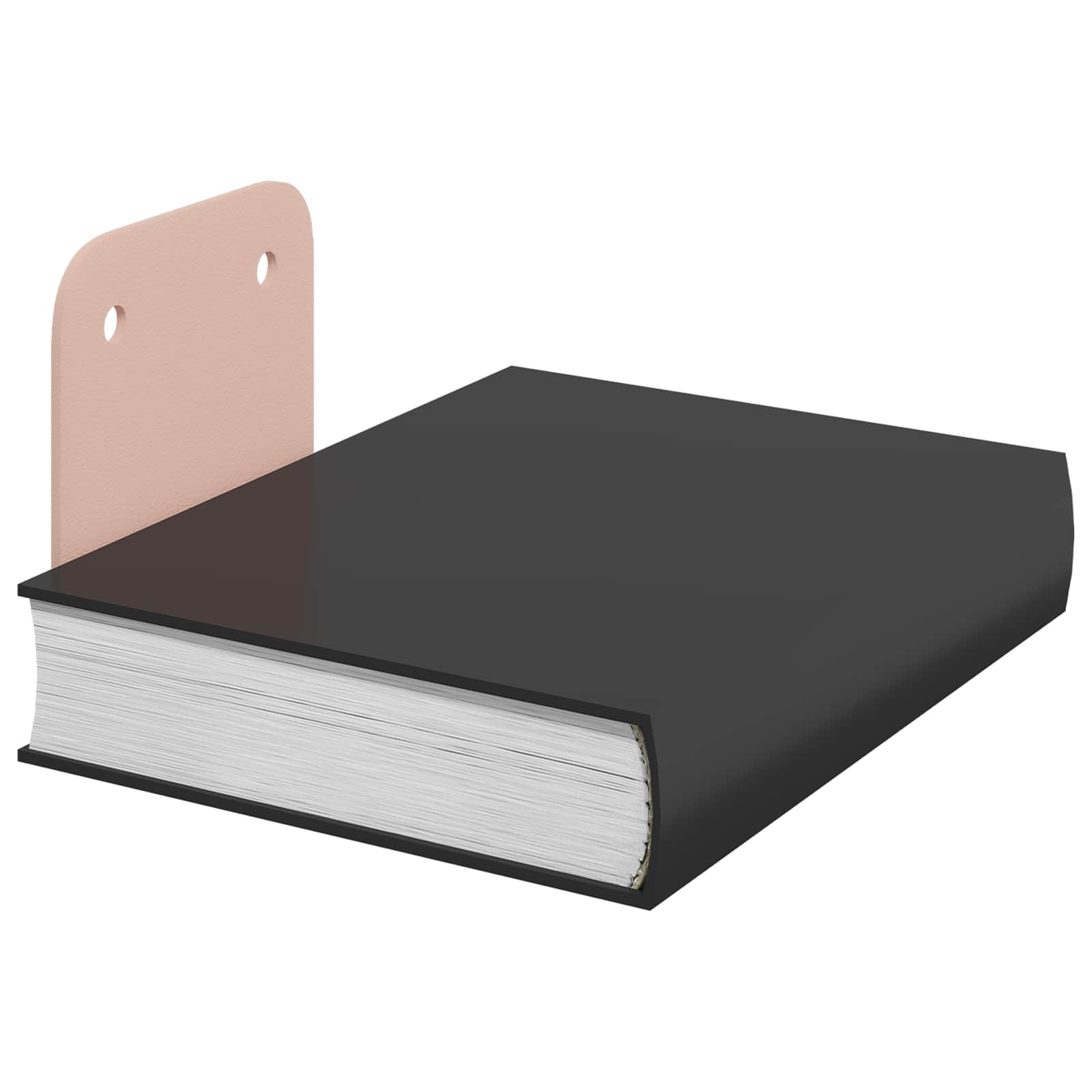 Unsichtbares Schwimmendes Regal 4 pcs Schwarz 6 x 11 x 6,5 cm