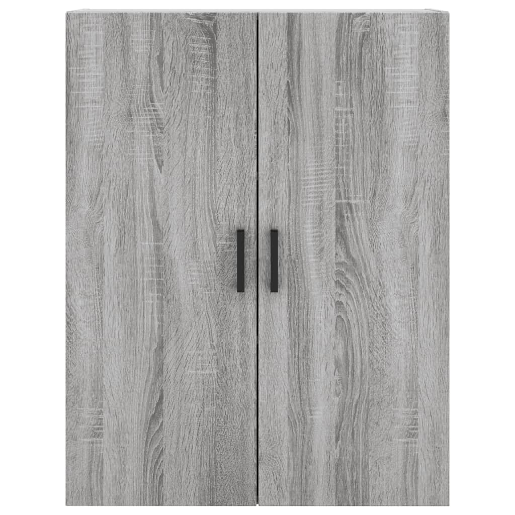 Highboard Betongrau 69,5x34x180 cm Holzwerkstoff