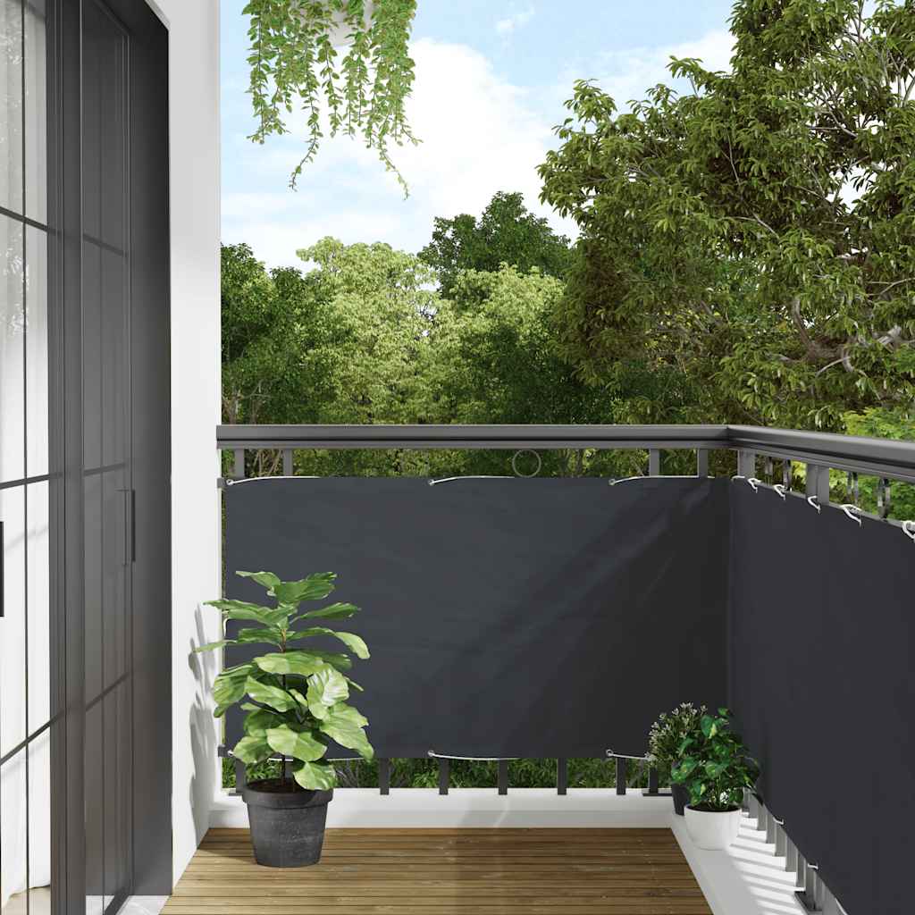 Balkon-Sichtschutz Anthrazit 300x75 cm PVC