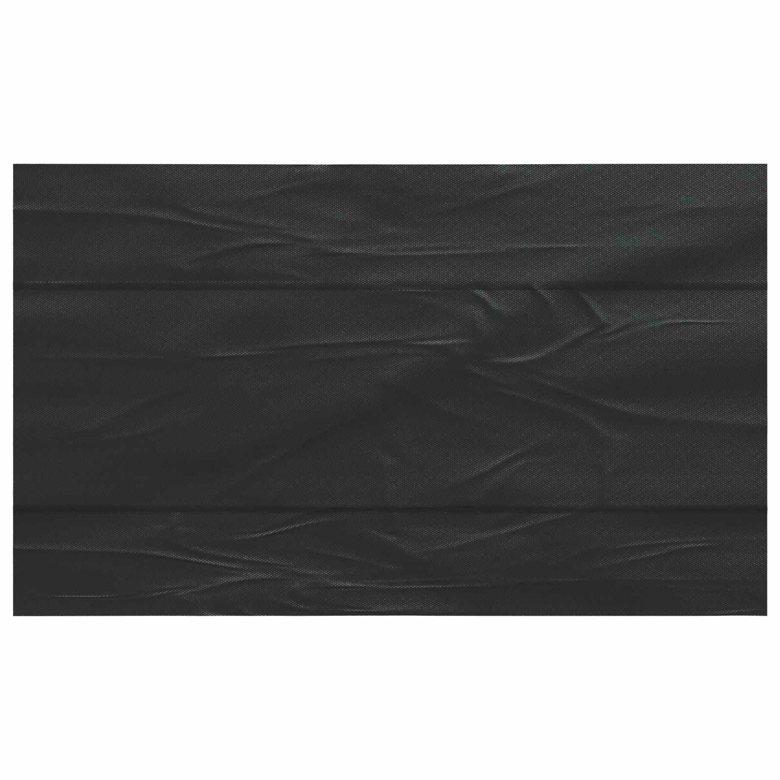 Solar Poolabdeckung 1000 x 500 cm 110 μm Quadratisch PE Schwarz