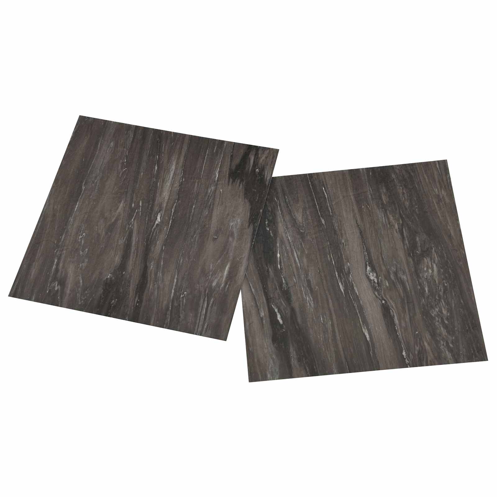 Bodenplanken 55 pcs Schwarz 5,11 m² PVC