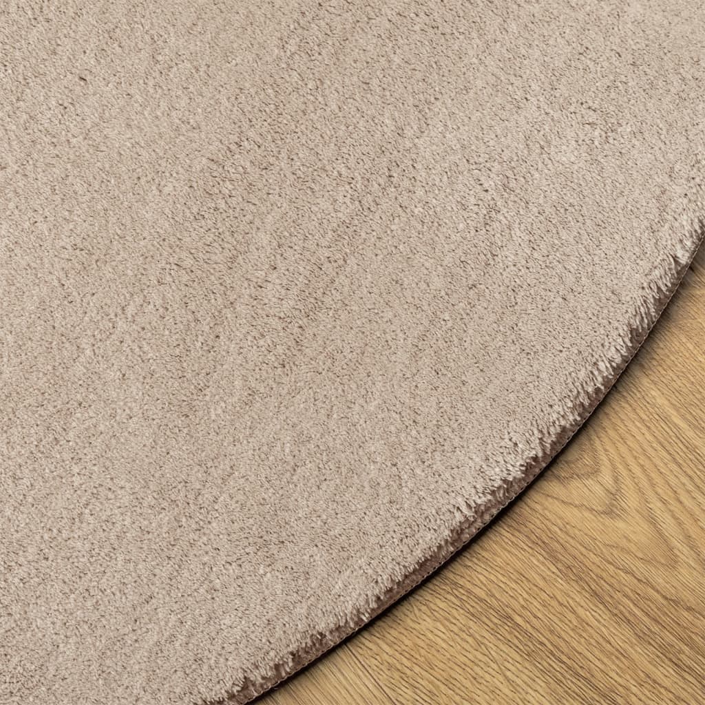 Teppich HUARTE Kurzflor Weich und Waschbar Anthrazit 60x110 cm