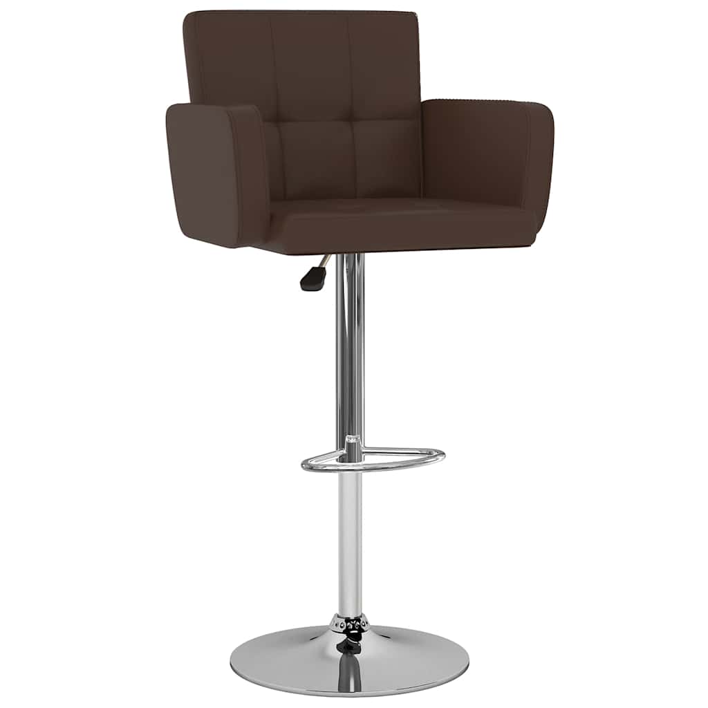 Barhocker 2 Stk. Weiß Kunstleder