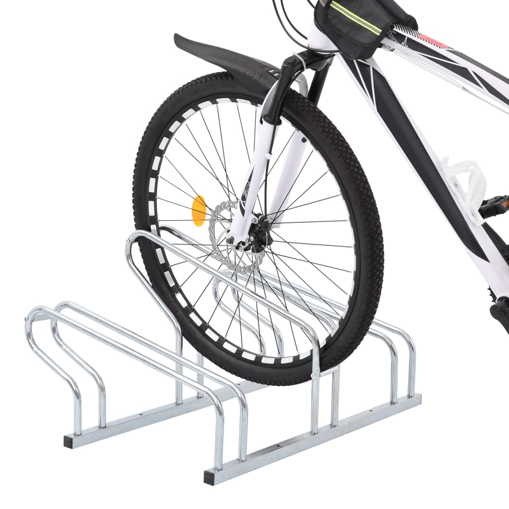 Fahrradständer für 2 Fahrräder Verzinkter Stahl