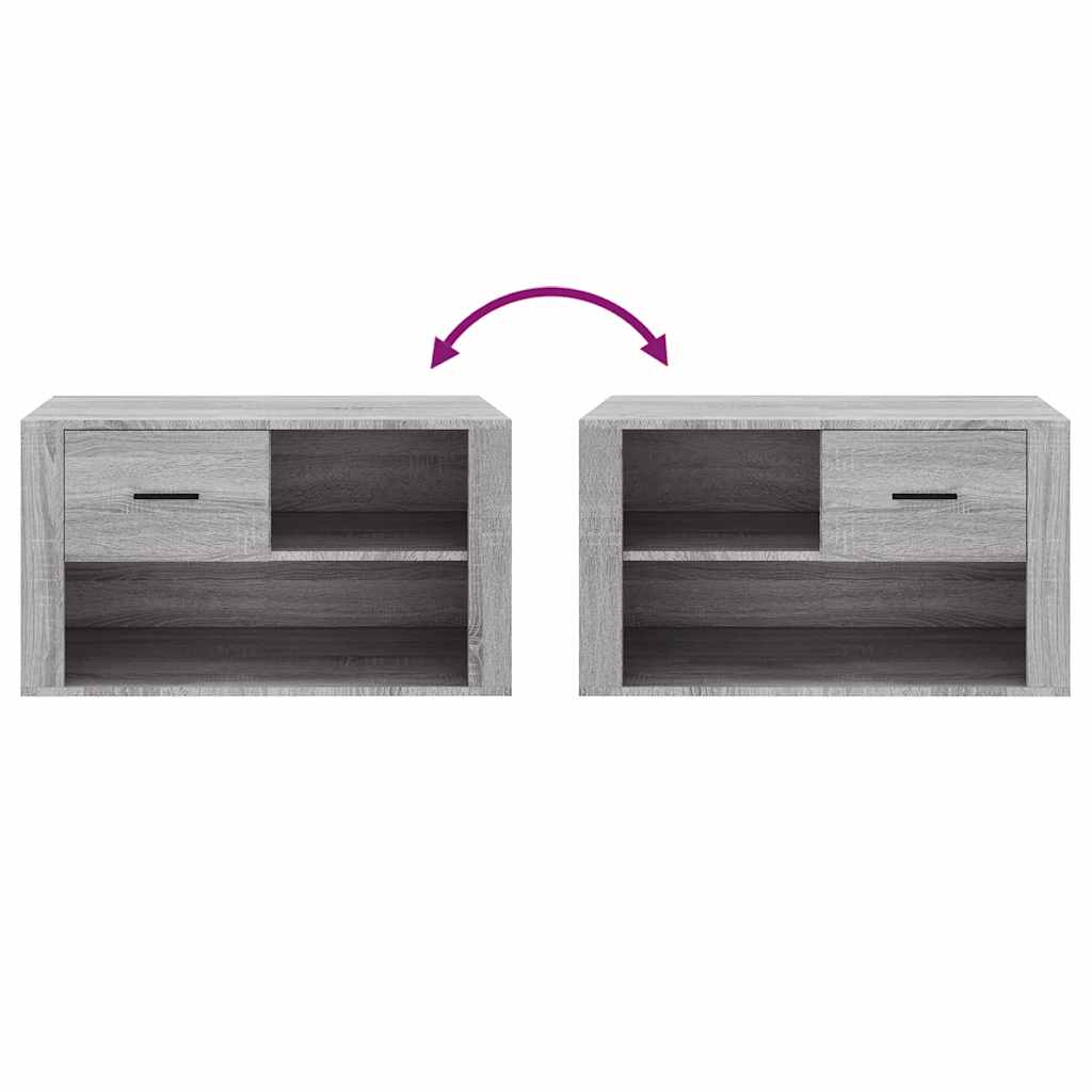 Schuhschrank Weiß 80x35x45 cm Holzwerkstoff