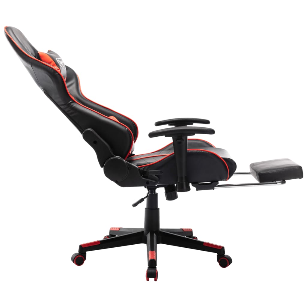 Gaming-Stuhl Schwarz und Blau Kunstleder