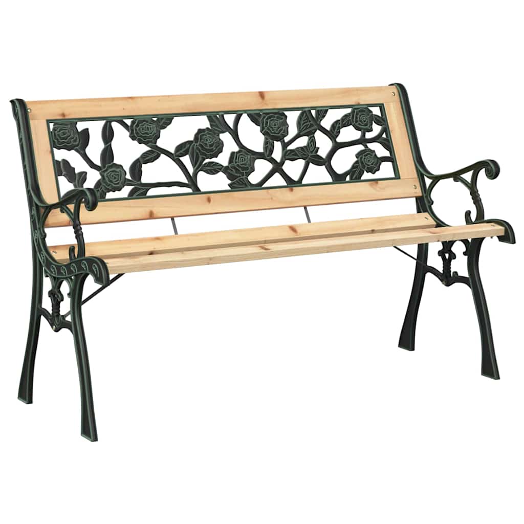 Gartenbank 122 cm Massivholz Tanne