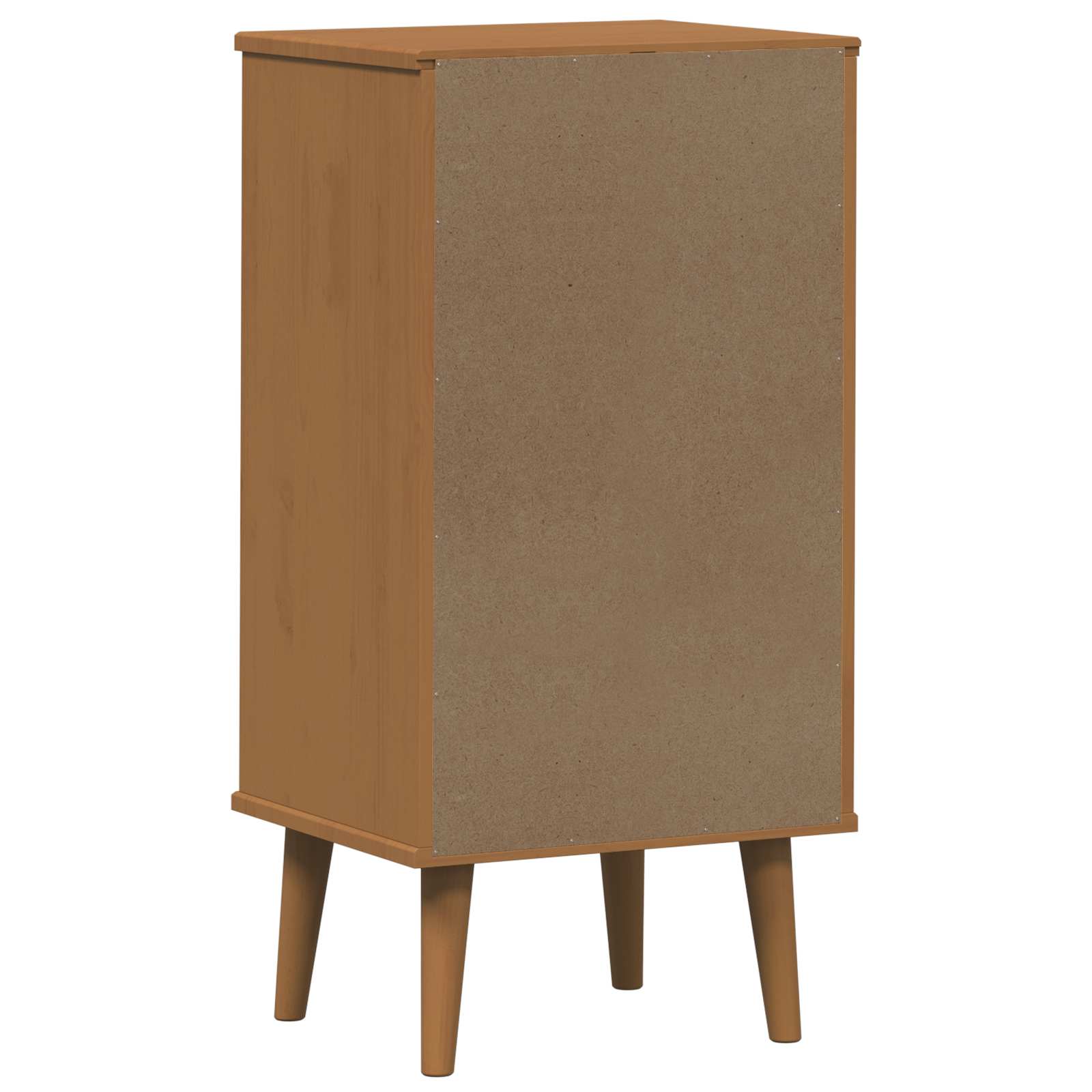 Schubladenschrank MOLDE Weiß 40x35x82 cm Massivholz Kiefer