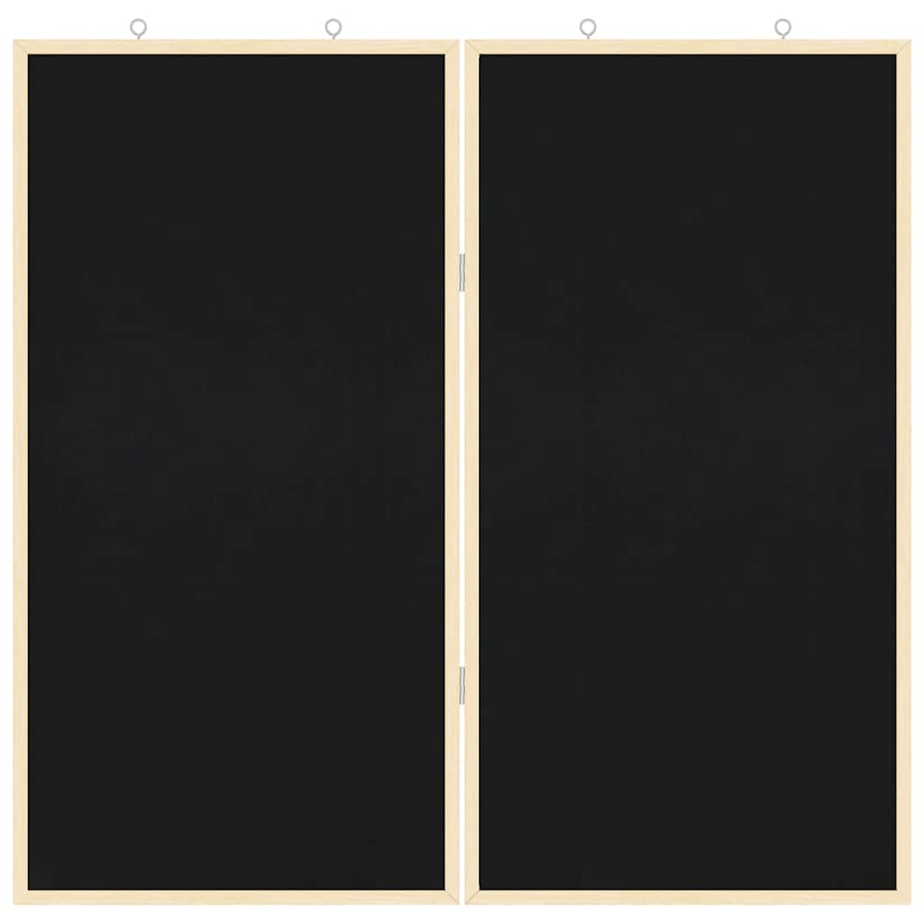 Info-Tafel Weiß 80 x 80 x 1,4 cm Massivholz Kiefer