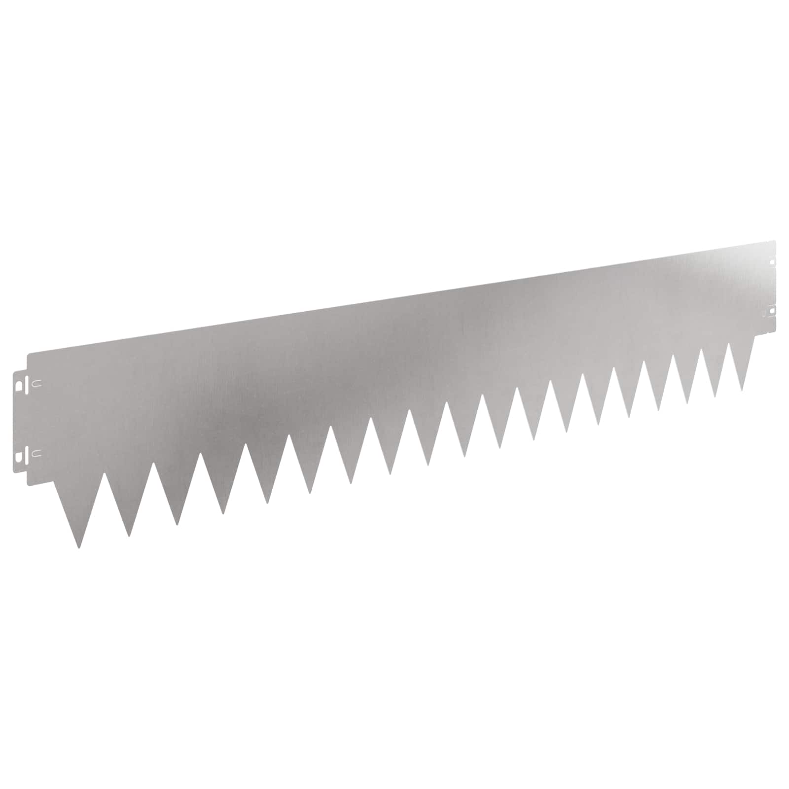 Raseneinfassung 10 pcs Länge Höhe 103 x 15 cm Stahl Schwarz