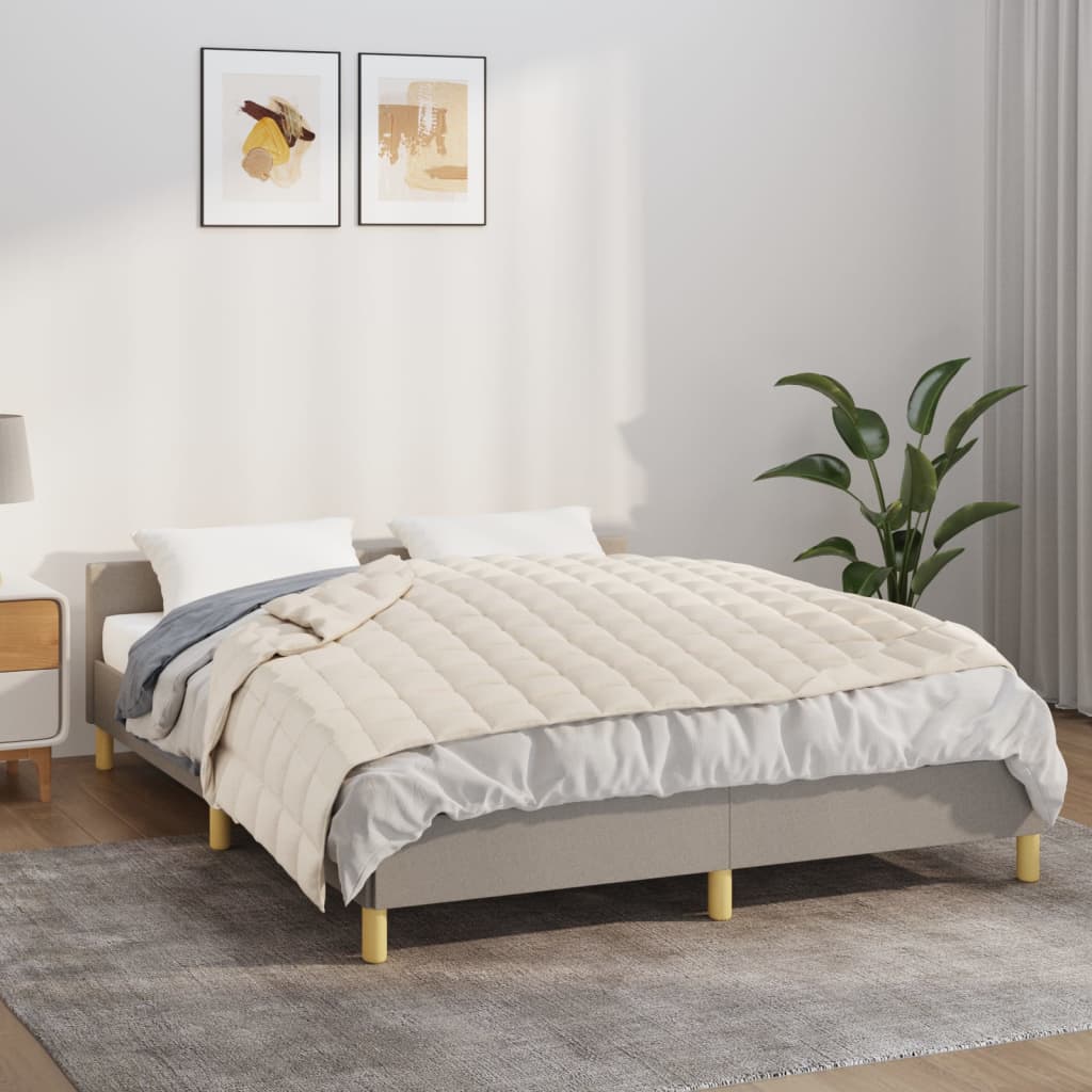 Gewichtsdecke Grau 122x183 cm 5 kg Stoff