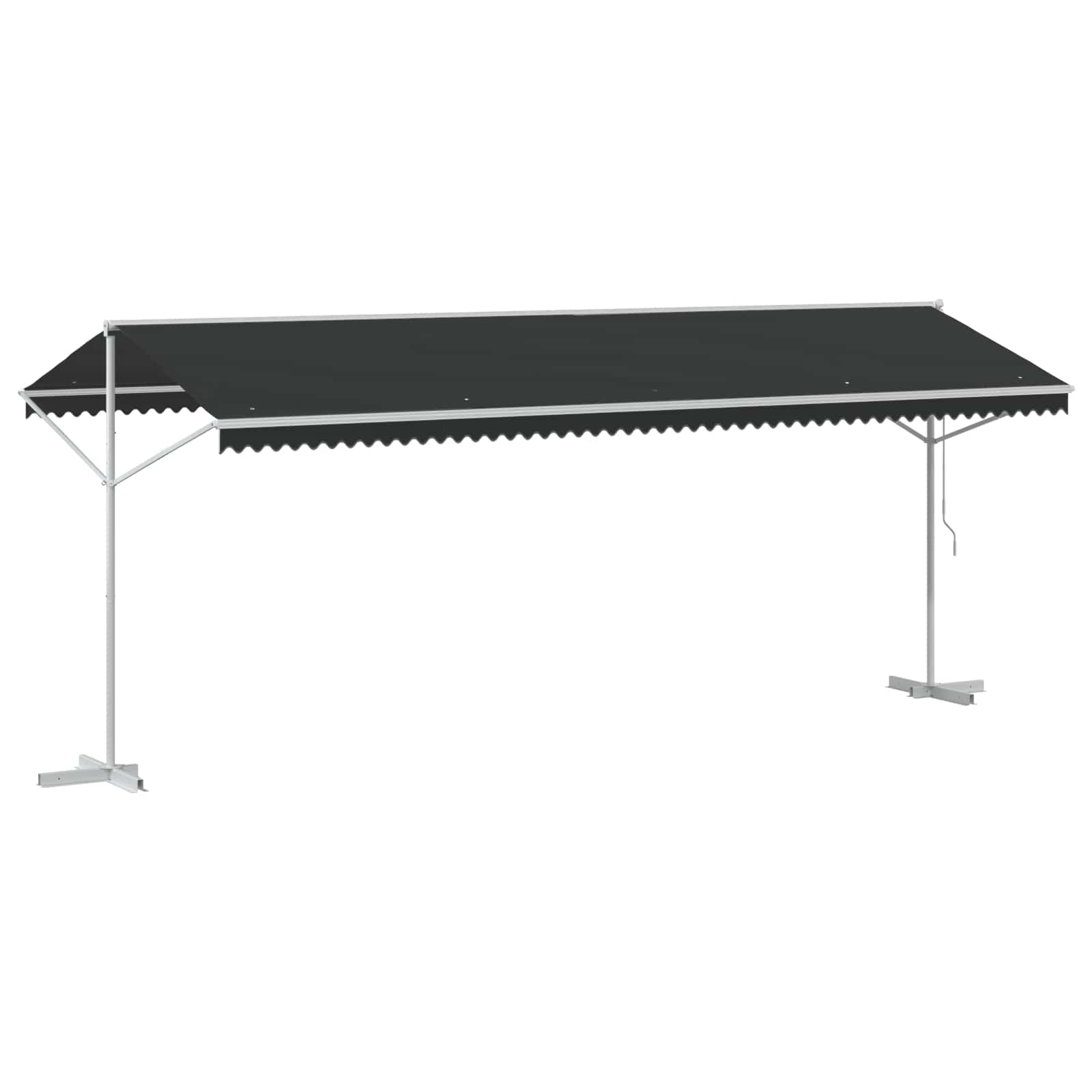 Freistehende Markise 400x300 cm Anthrazit