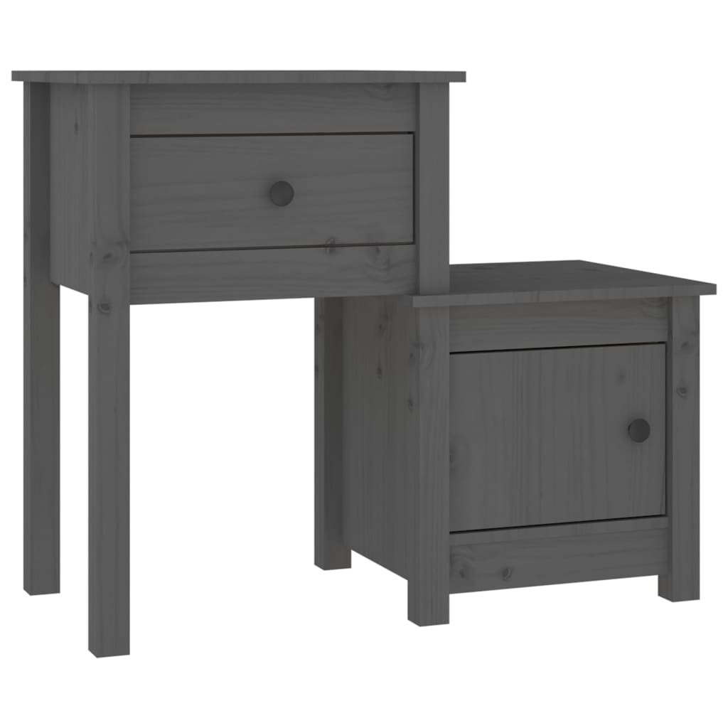 Nachttisch 79,5x38x65,5 cm Massivholz Kiefer