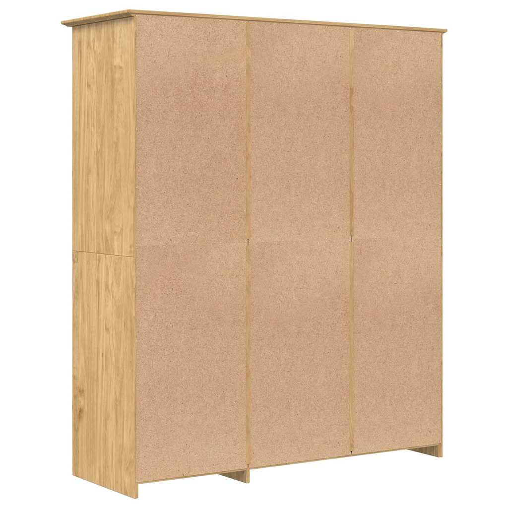 Kleiderschrank BODO Honigbraun 53,5 x 99 x 173 cm Holzwerkstoff