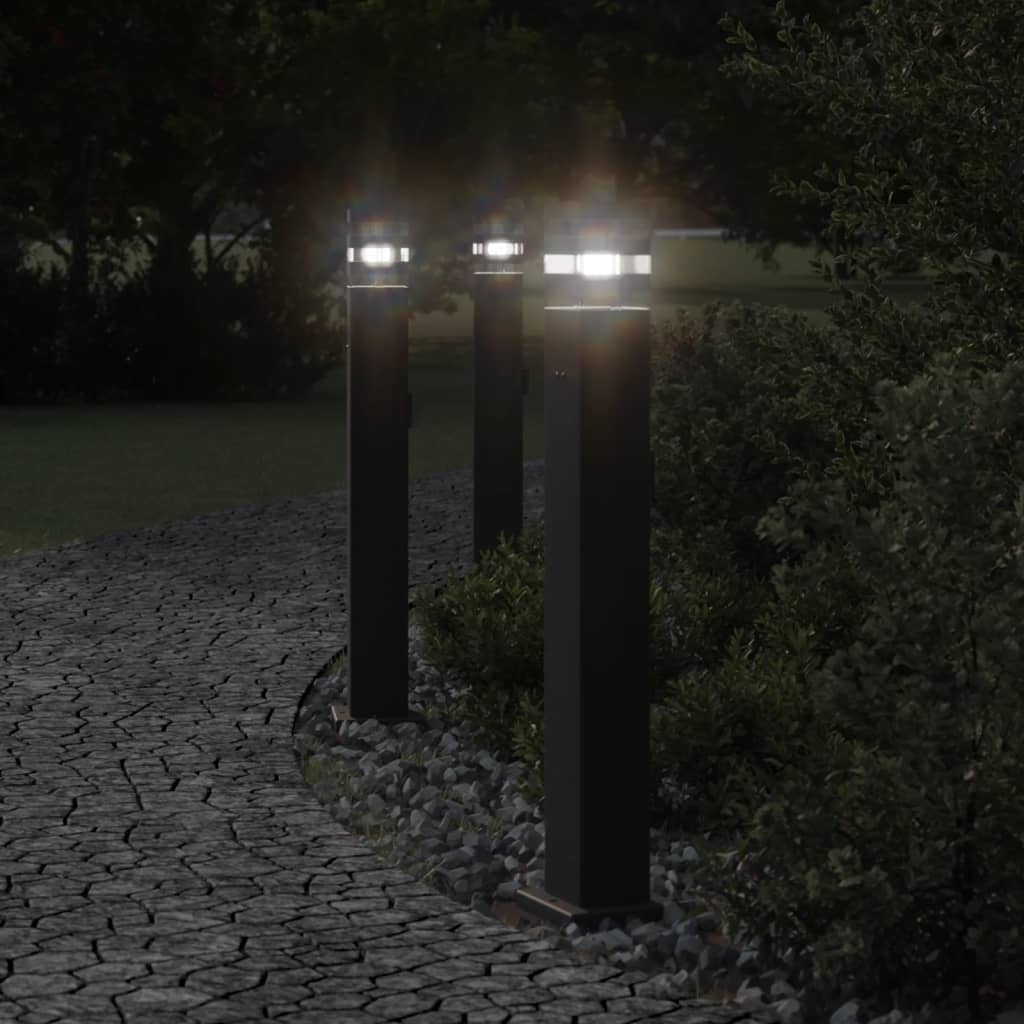 Wegeleuchte Schwarz 50 cm Aluminium