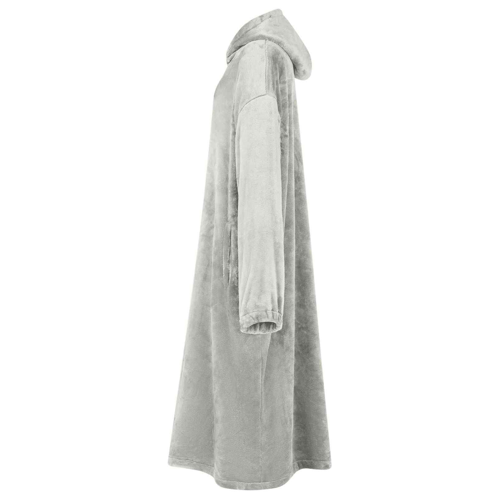 Decken-Hoodie Beige S Flanell