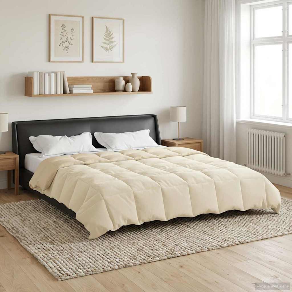 Ganzjahresbettdecke Anthrazit 135 x 200 cm Mikrofaser