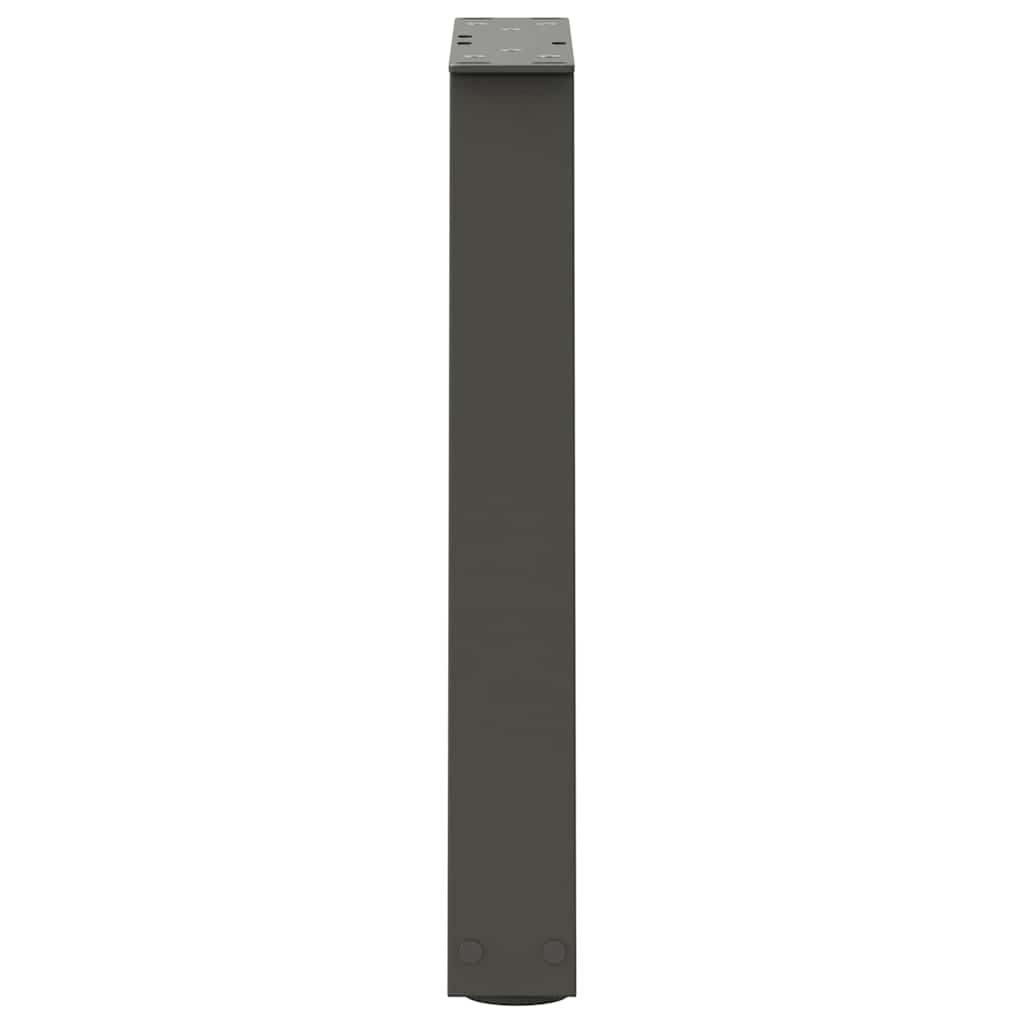 Couchtischbeine V-Form 2 Stück Schwarz 30x(30-31,3) cm Stahl