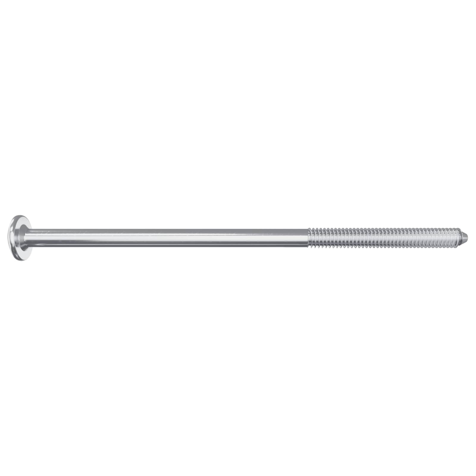 Möbel-Schrauben 2 pcs Silber M6 x 60 mm Stahl