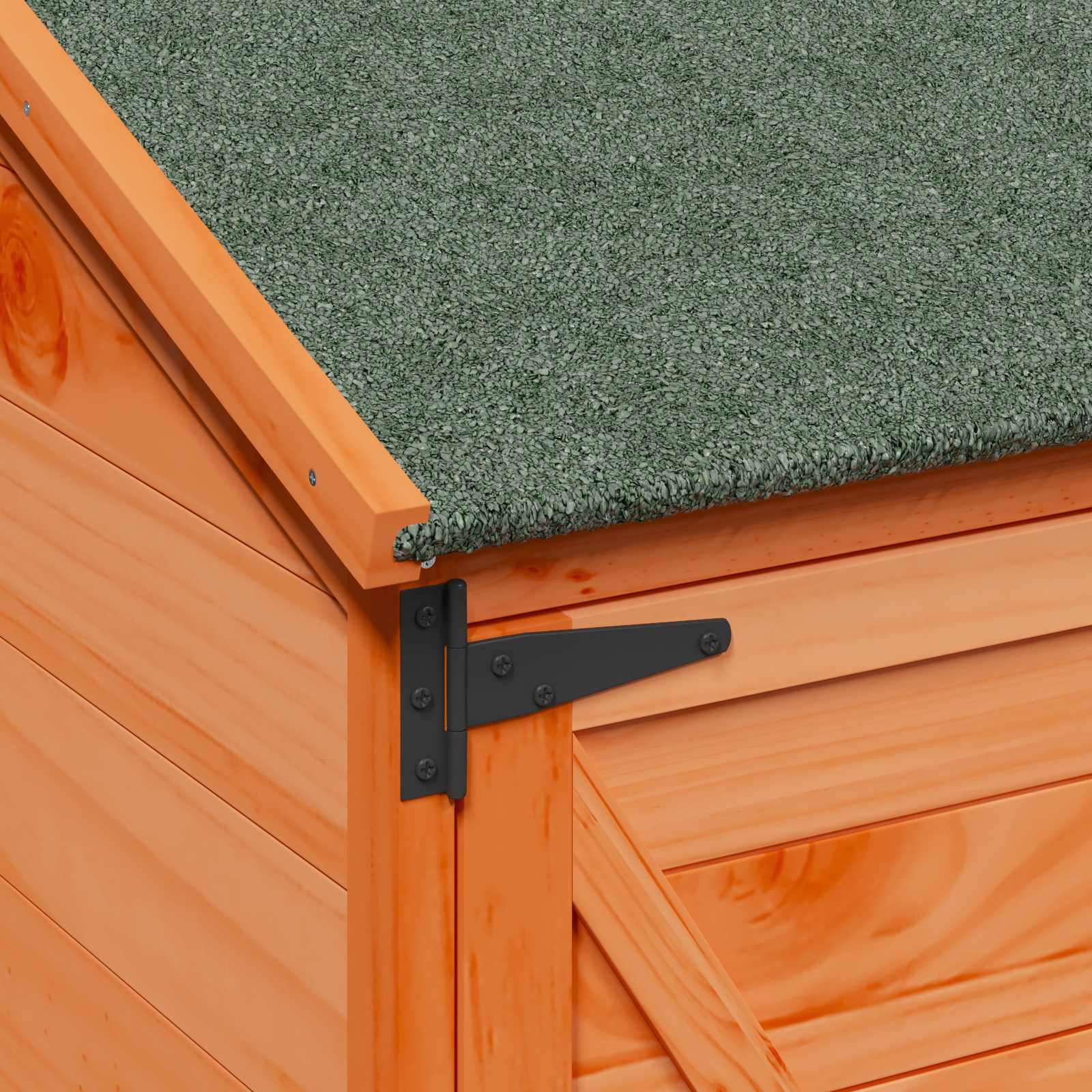 Gartenschuppen Natur 59,5 x 56 x 113,5 cm Massivholz aus Fichte