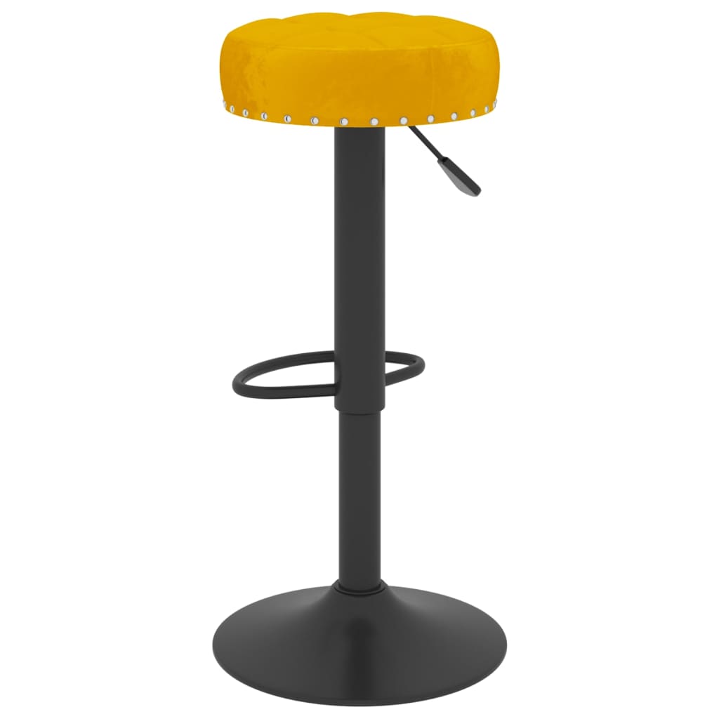 Barhocker 2 Stk. Creme Samt
