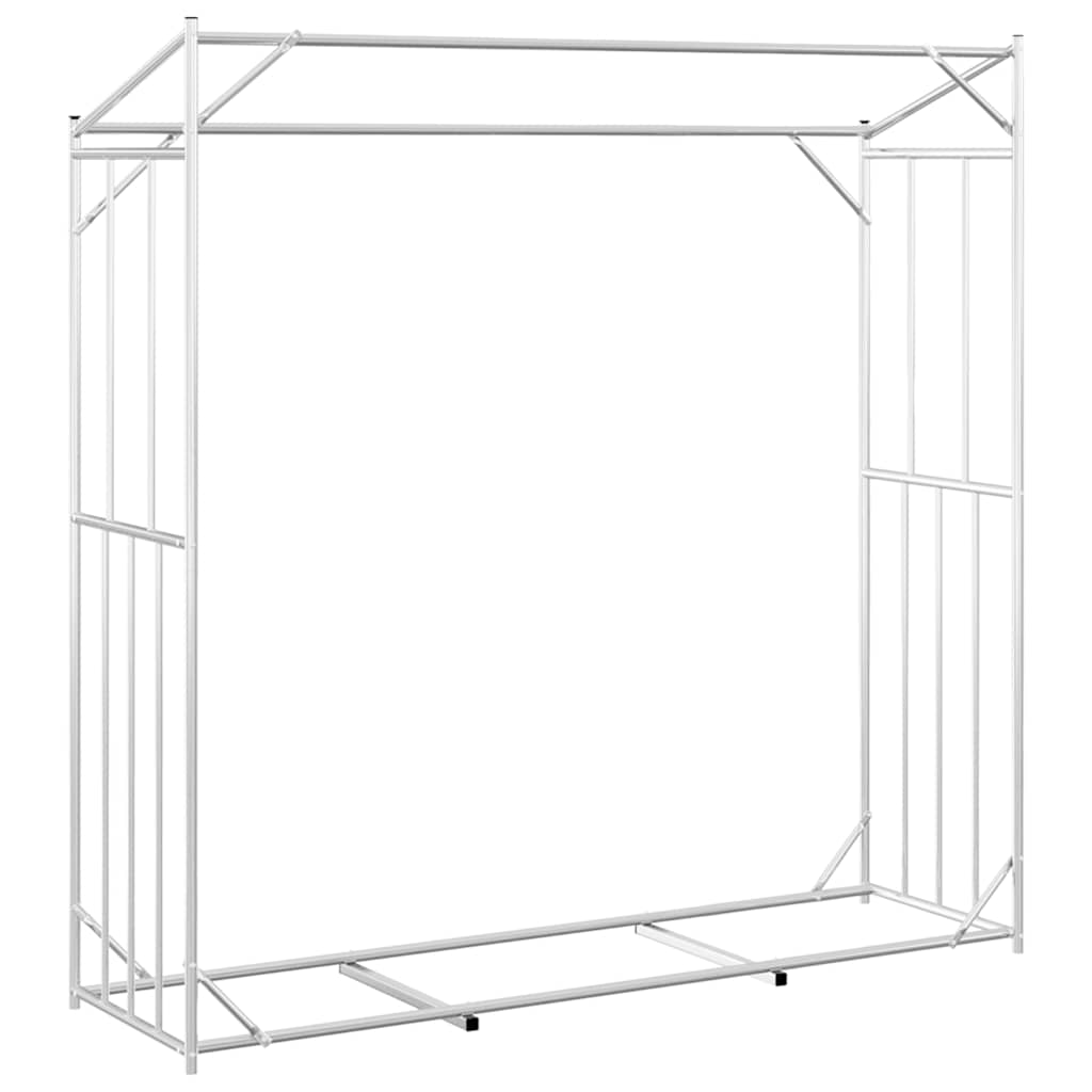 Brennholzregal mit Regenschutz 100,5x40,5x110,5 cm
