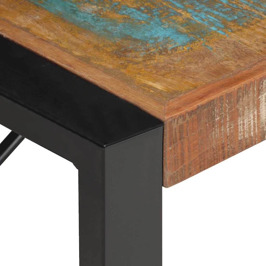 Couchtisch 140x140x40 cm Raues Mangoholz