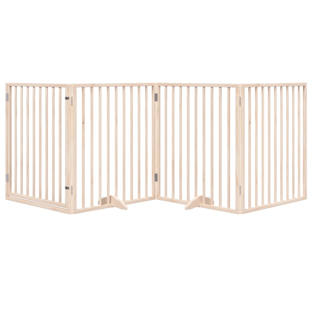 Hundegitter Faltbar 3 Paneele 150 cm Pappelholz