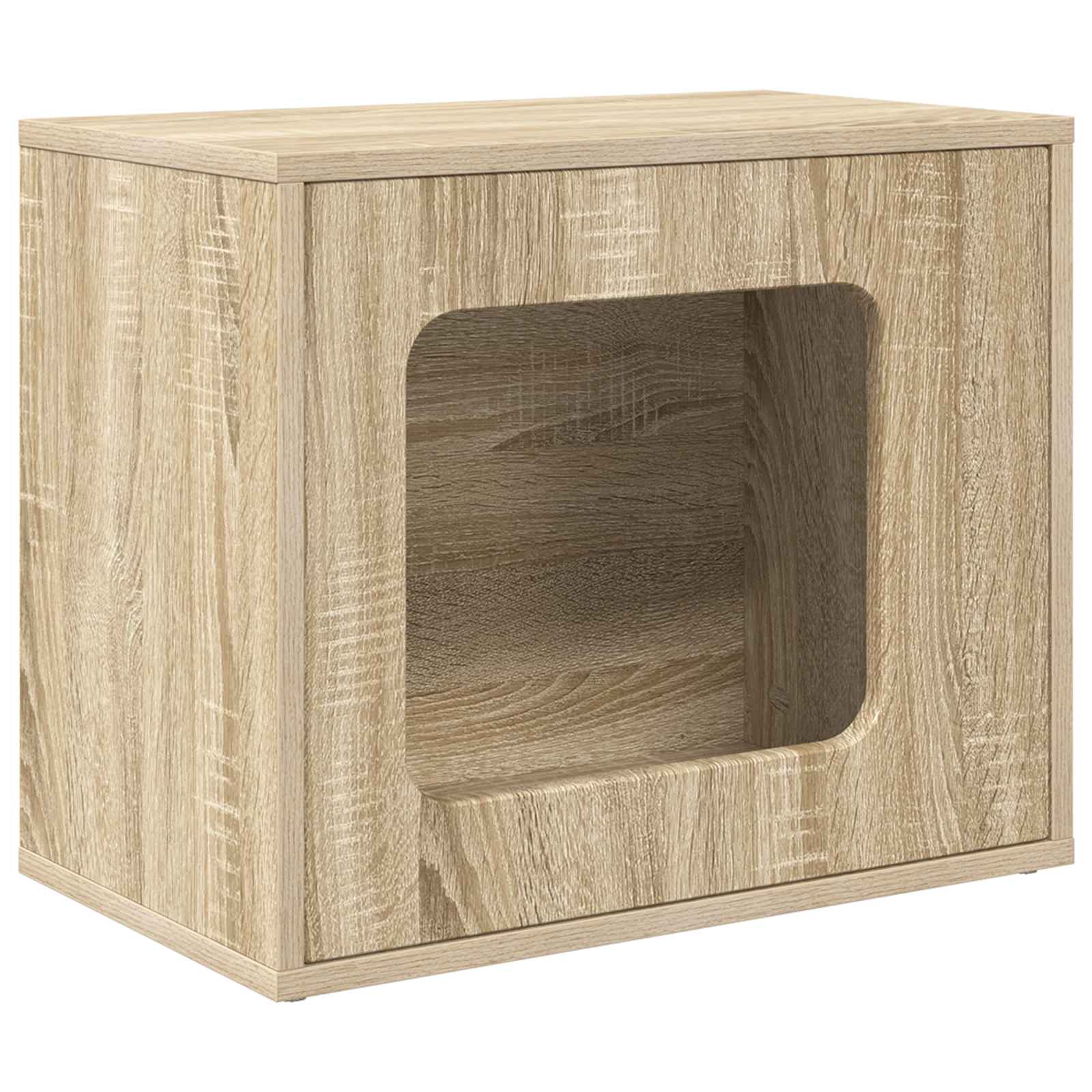 Katzenhaus Weiß 51 x 30 x 42 cm Holzwerkstoff