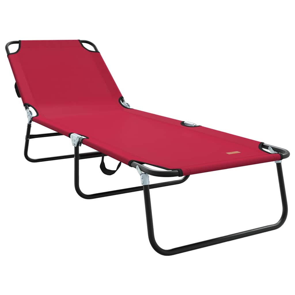 Klappbare Sonnenliege Blau 188 x 57 x 86,5 cm Polyester