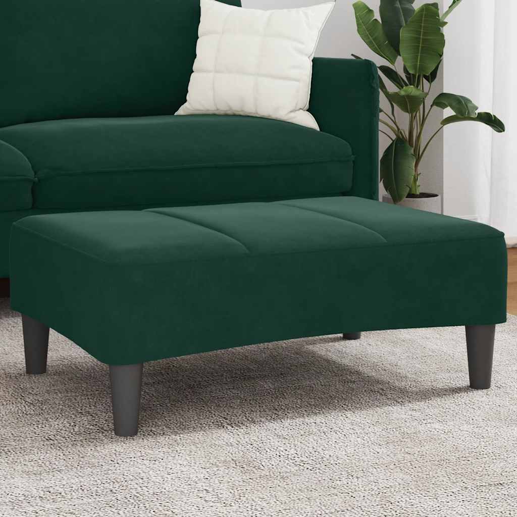 Fußhocker Blau 77x55x31 cm Samt