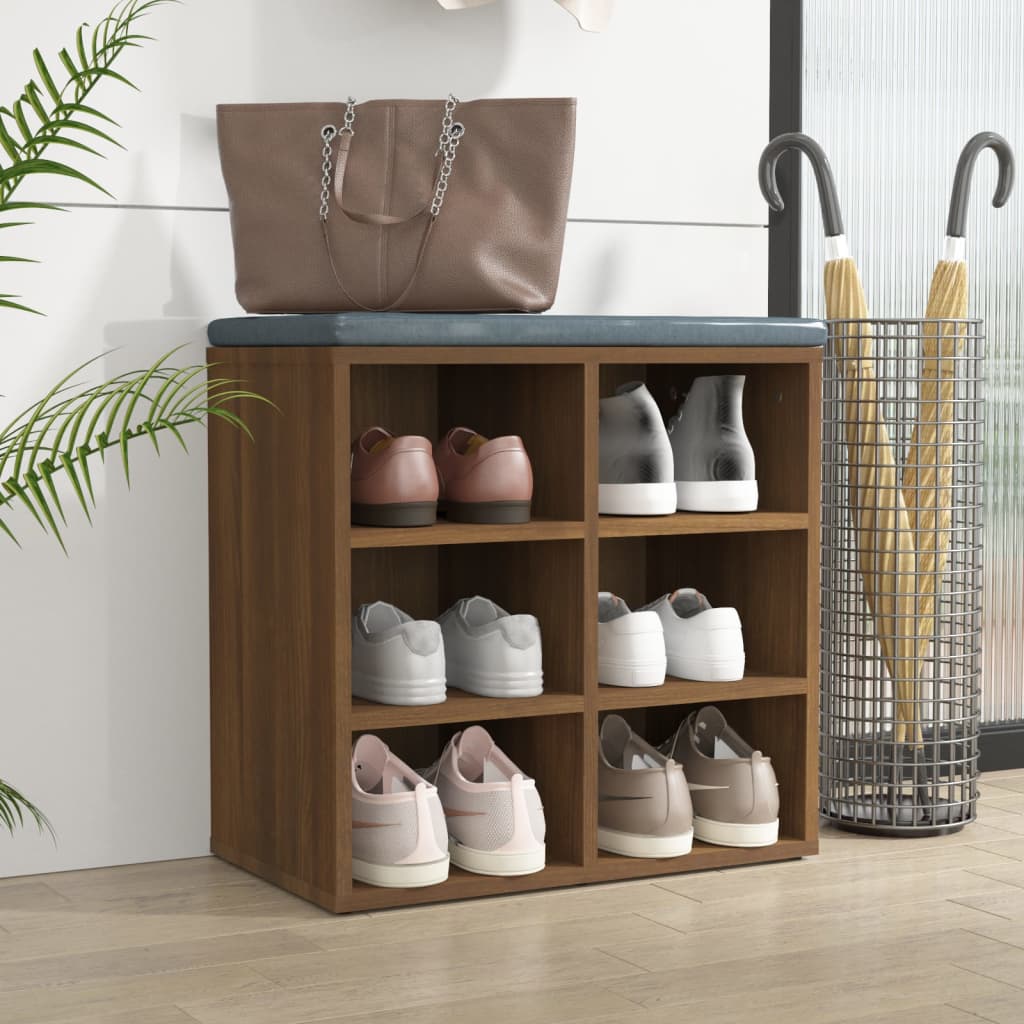 Schuhregale 2 Stk. Weiß 52,5x30x50 cm