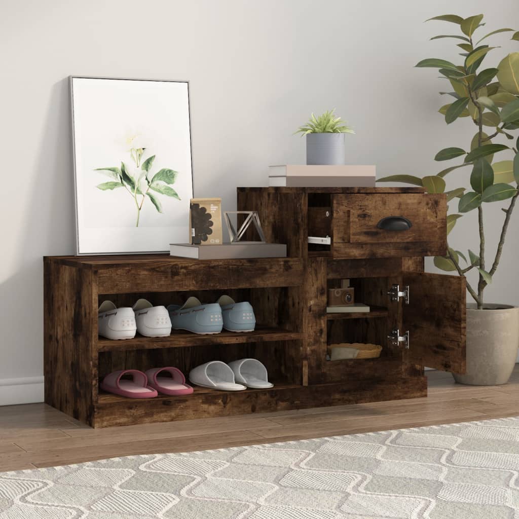 Schuhschrank Weiß 100x42x60 cm Holzwerkstoff