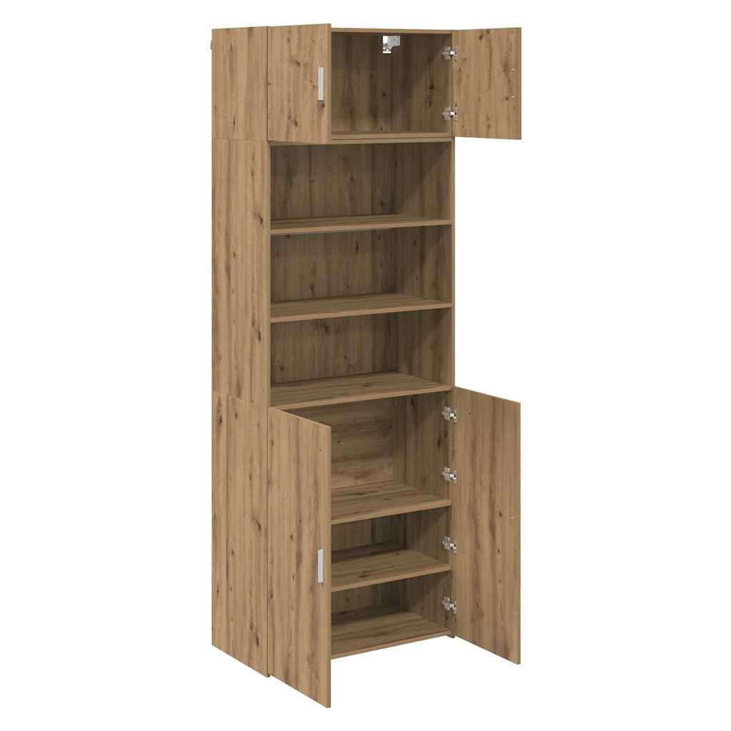 Aufbewahrungsschrank Altholz 80 x 42,5 x 225 cm Holzwerkstoff