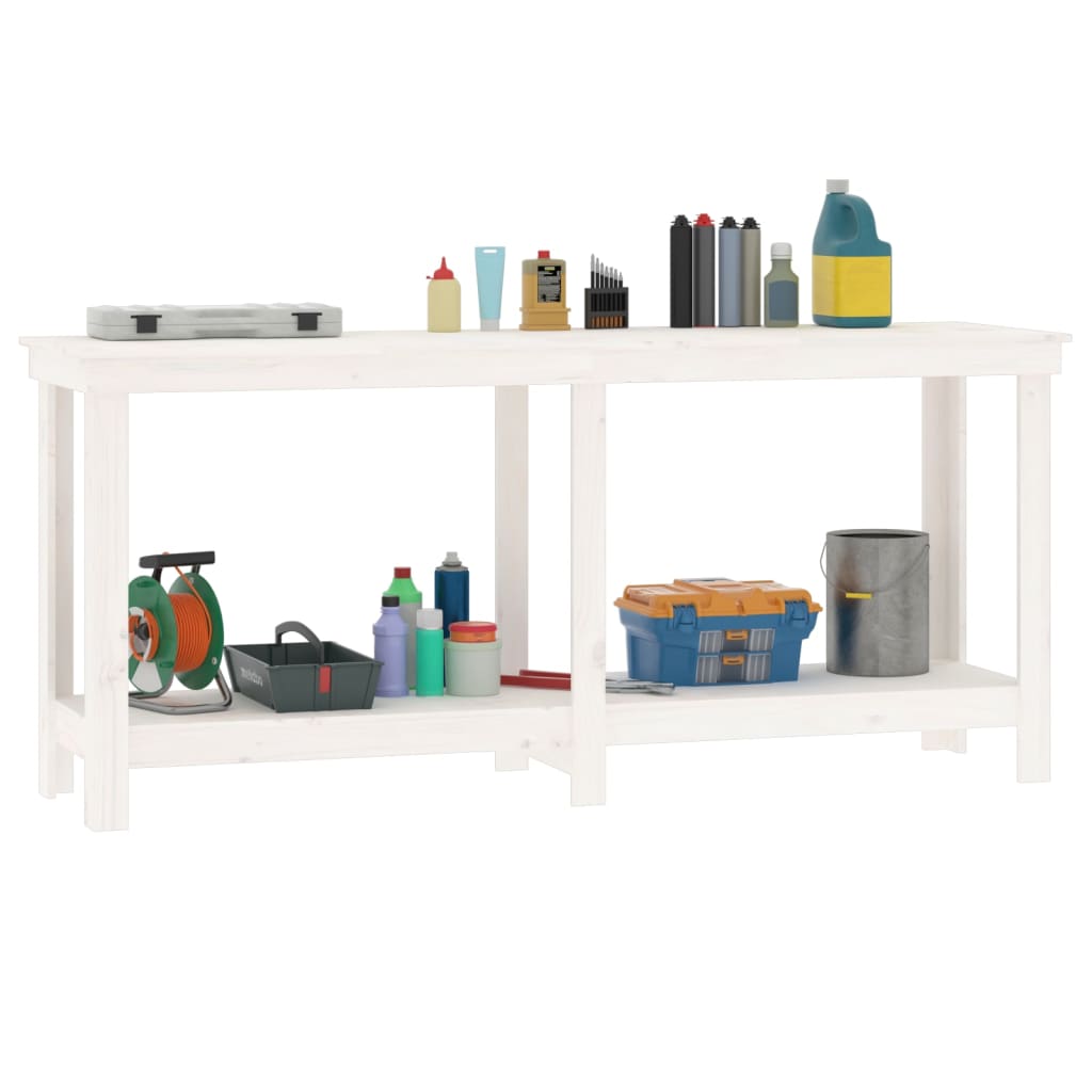 Werkbank 80x50x80 cm Massivholz Kiefer